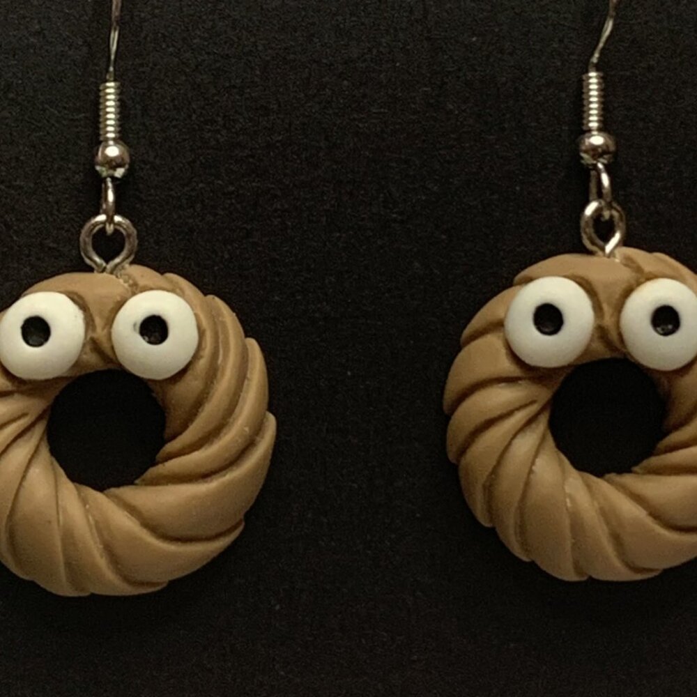 Donut Earring, Baking Earrings, Funny Food, Food Jewelry, Food Earrings, Gift - Picture 2 of 10